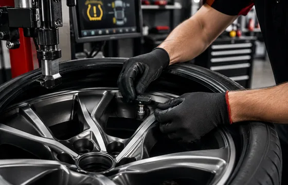 Instalación de sensores TPMS — Llantas Runflat Perú